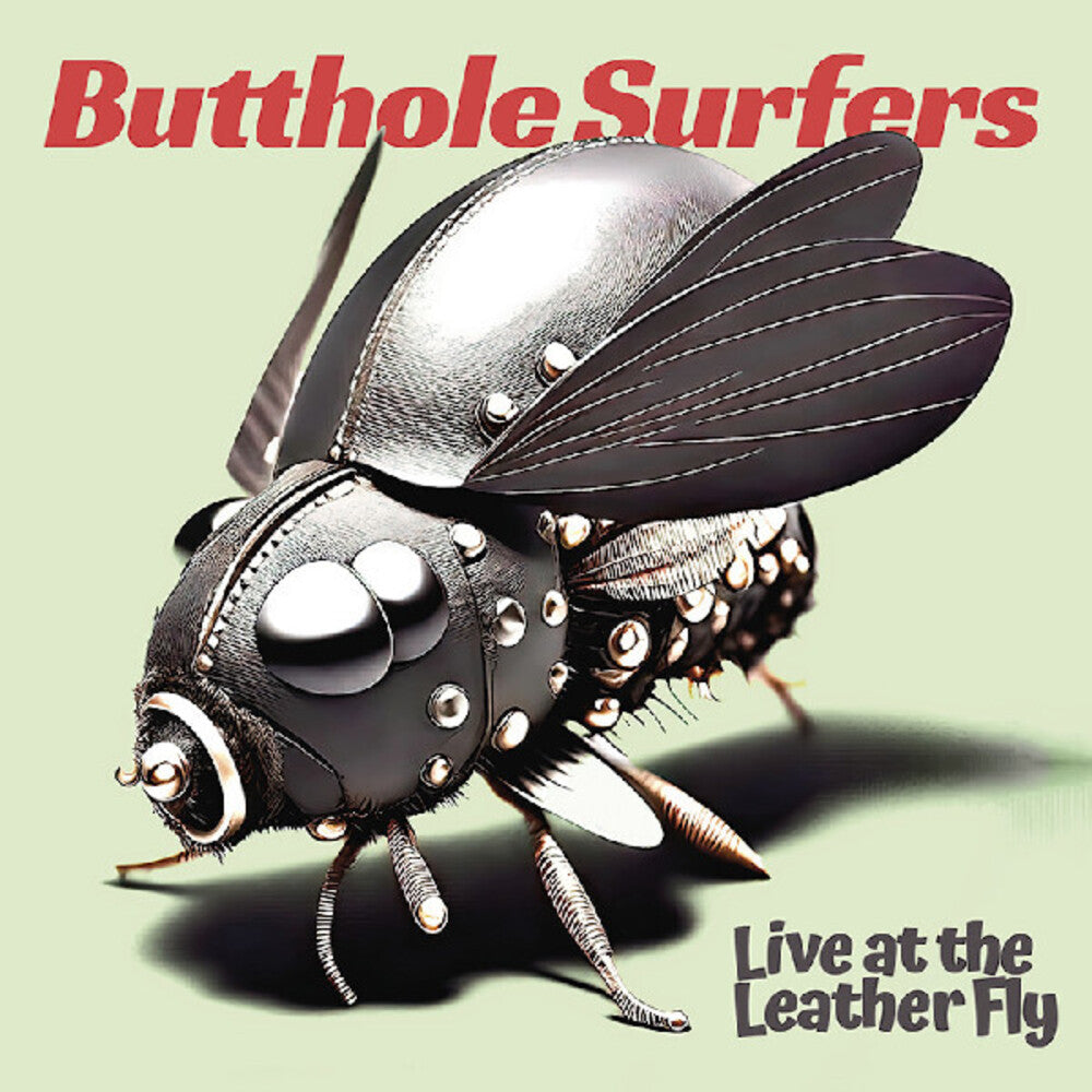 the album cover for Butthole Surfers - Live at the Leather Fly [Opaque Pink LP]