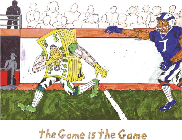 the album cover for Elcamino & Real Bad Man - Game Is The Game (Aus)