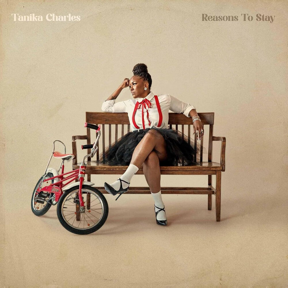 the album cover for Tanika Charles - Reasons To Stay [Clear Vinyl]