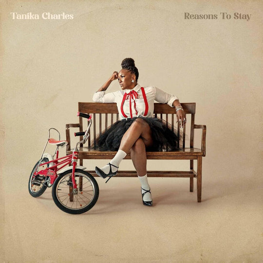 the album cover for Tanika Charles - Reasons To Stay [Clear Vinyl]