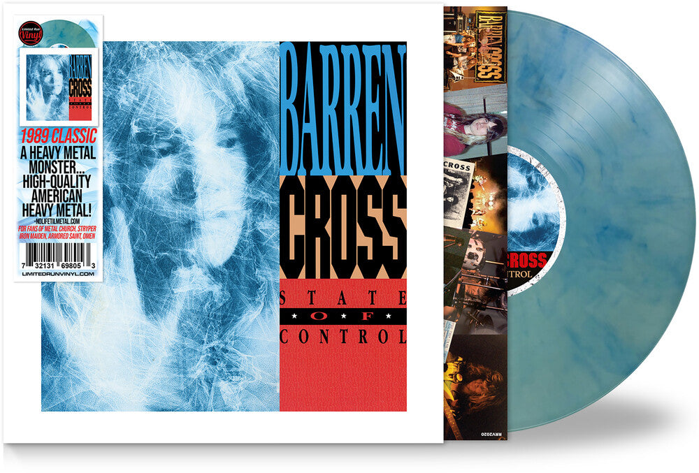 the album cover for Barren Cross - State Of Control [Colored Vinyl] [Limited Edition] [Remastered]