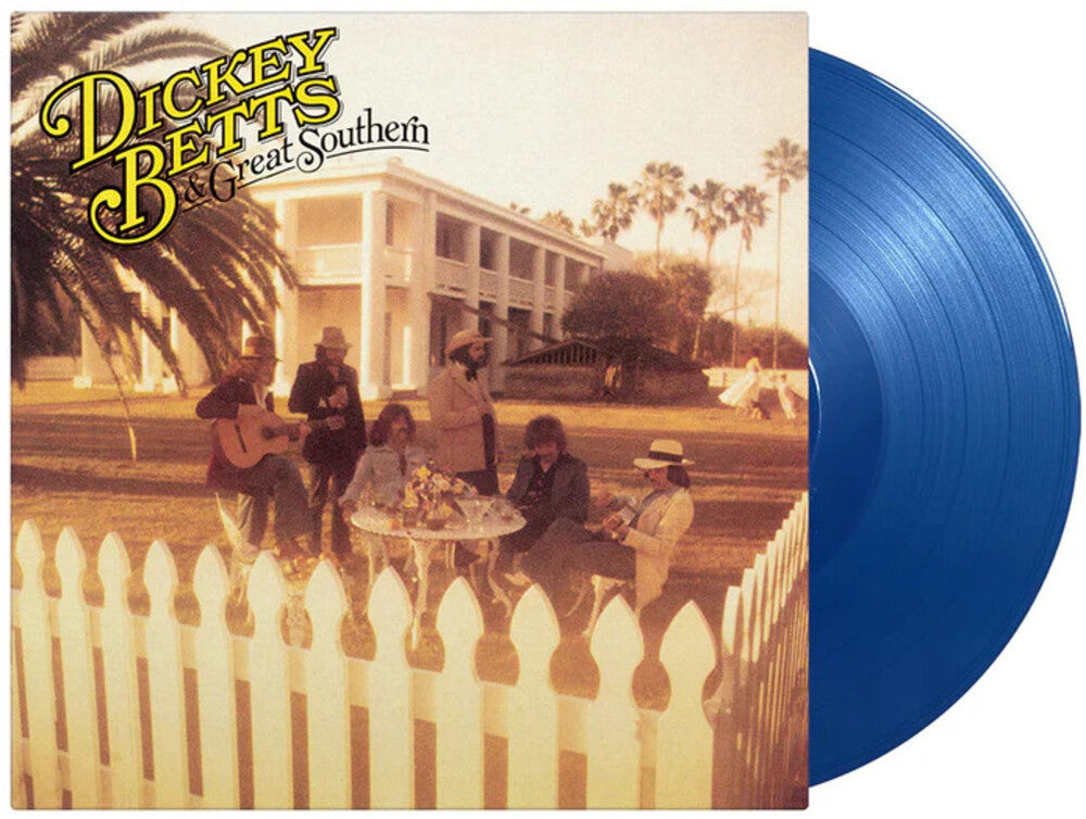 the album cover for Dickey Betts  & Great Southern - Dickey Betts & Great Southern (Blue) [Colored Vinyl] [Limited Edition]