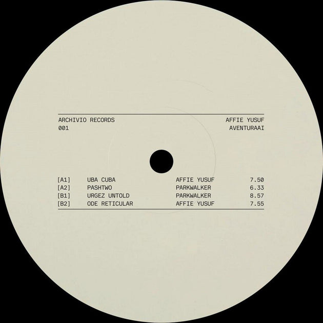 the album cover for Affie Yusuf - Aventuraii