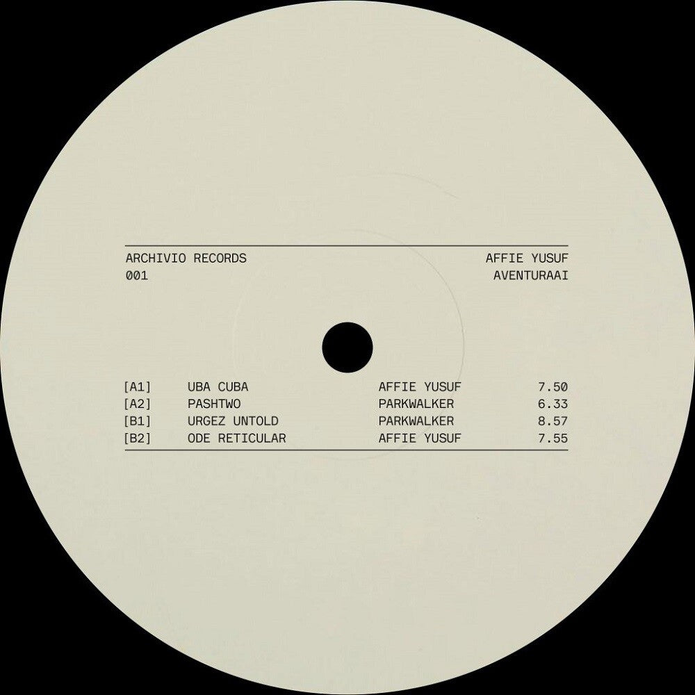 the album cover for Affie Yusuf - Aventuraii