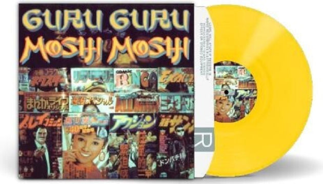 the album cover for Guru Guru - Moshi Moshi [Colored Vinyl] [180 Gram] (Ylw) (Uk)