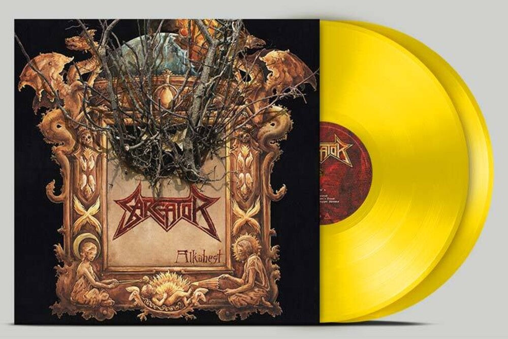 the album cover for Sarcator - Alkahest - Yellow [Colored Vinyl] [180 Gram] (Ylw)