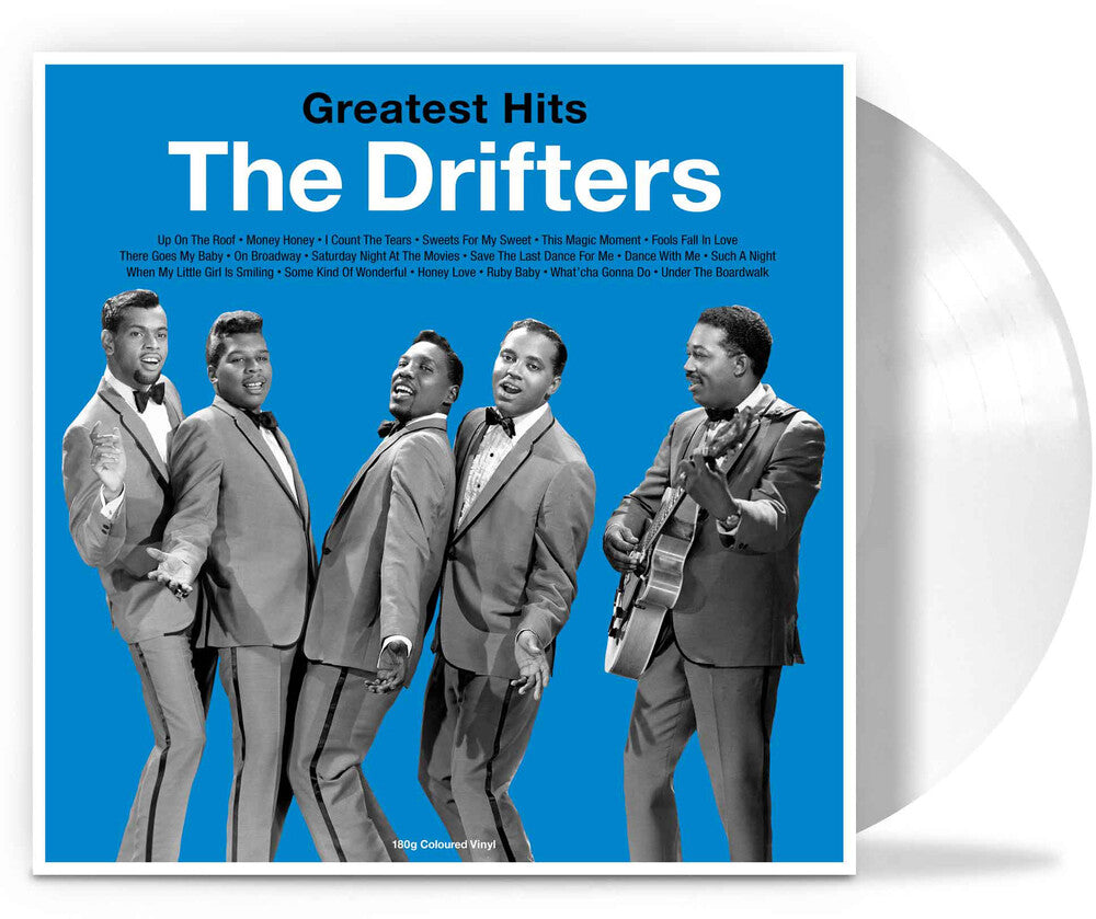 the album cover for Drifters - Greatest Hits [Colored Vinyl] [180 Gram] (Wht) (Uk)