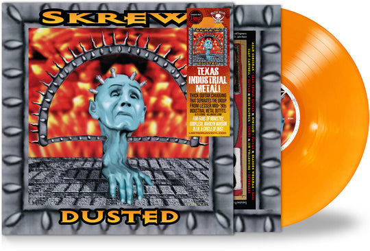 the album cover for Skrew - Dusted - Orange [Colored Vinyl] (Org)