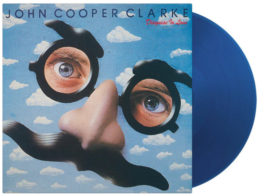the album cover for Cooper John Clarke - Disguise In Love (Blue) [Colored Vinyl] [Limited Edition] [180 Gram] (Hol)