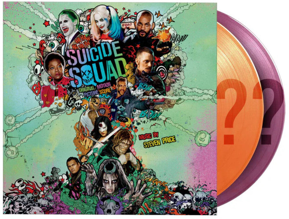 the album cover for Steven Price  (Colv) (Gate) (Ltd) (Ogv) (Hol) - Suicide Squad - O.S.T. [Colored Vinyl] (Gate) [Limited Edition] [180 Gram]