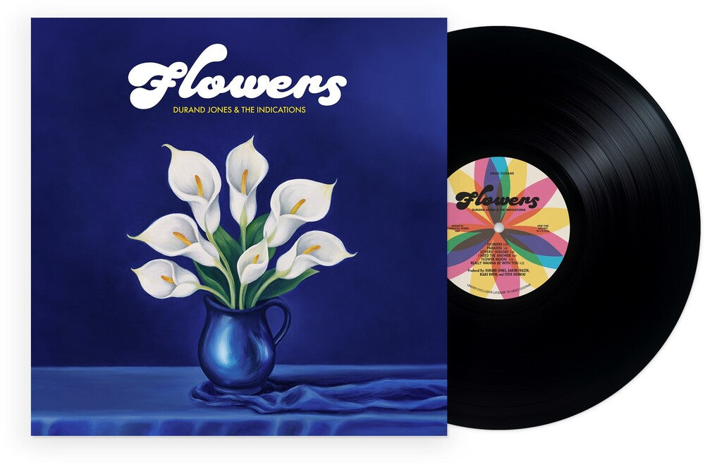 the album cover for Durand Jones  & The Indications - Flowers (Blk)