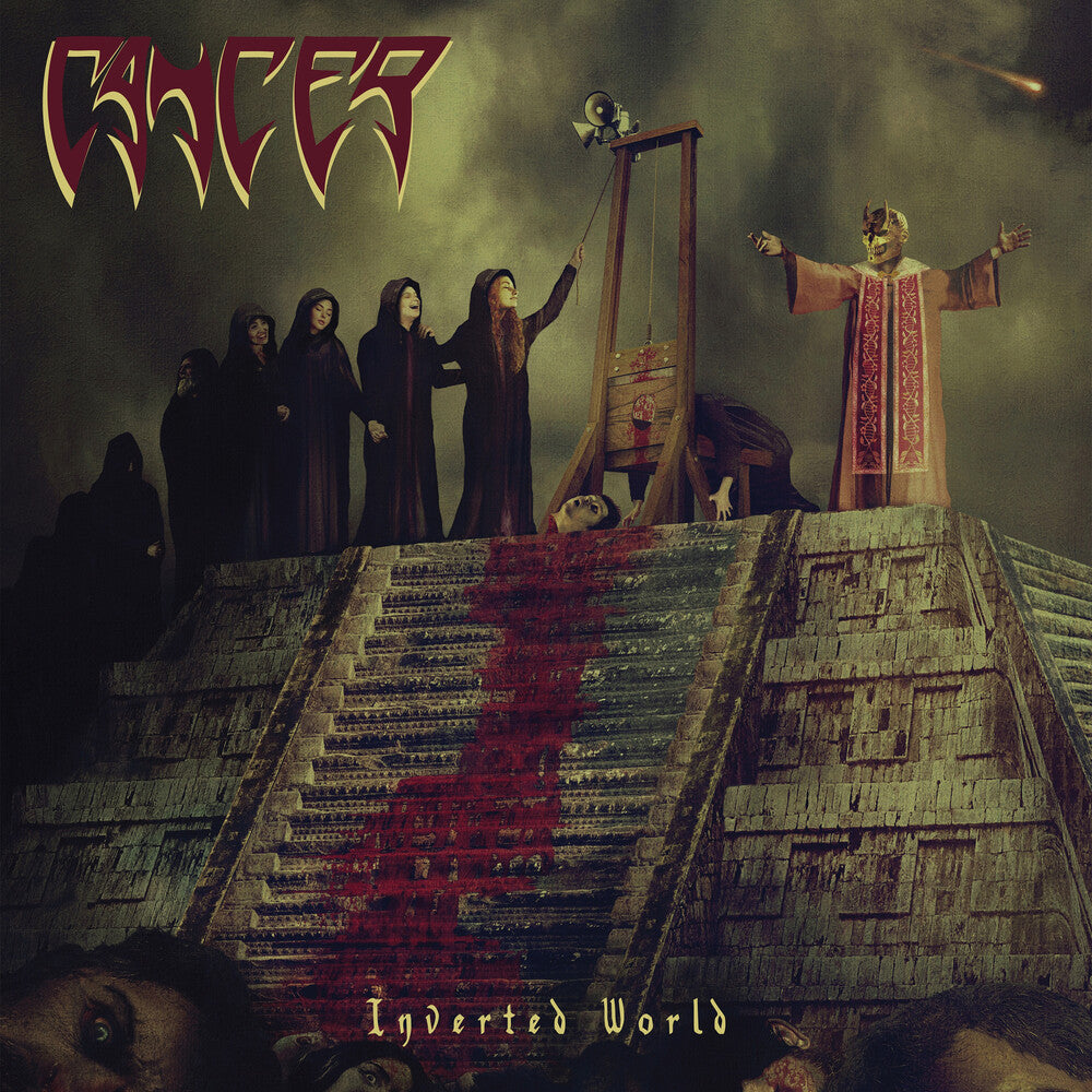 the album cover for Cancer - Inverted World