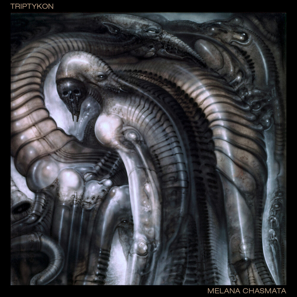 the album cover for Triptykon - Melana Chasmata [Colored Vinyl] (Gate) [180 Gram] (Post) (Red)