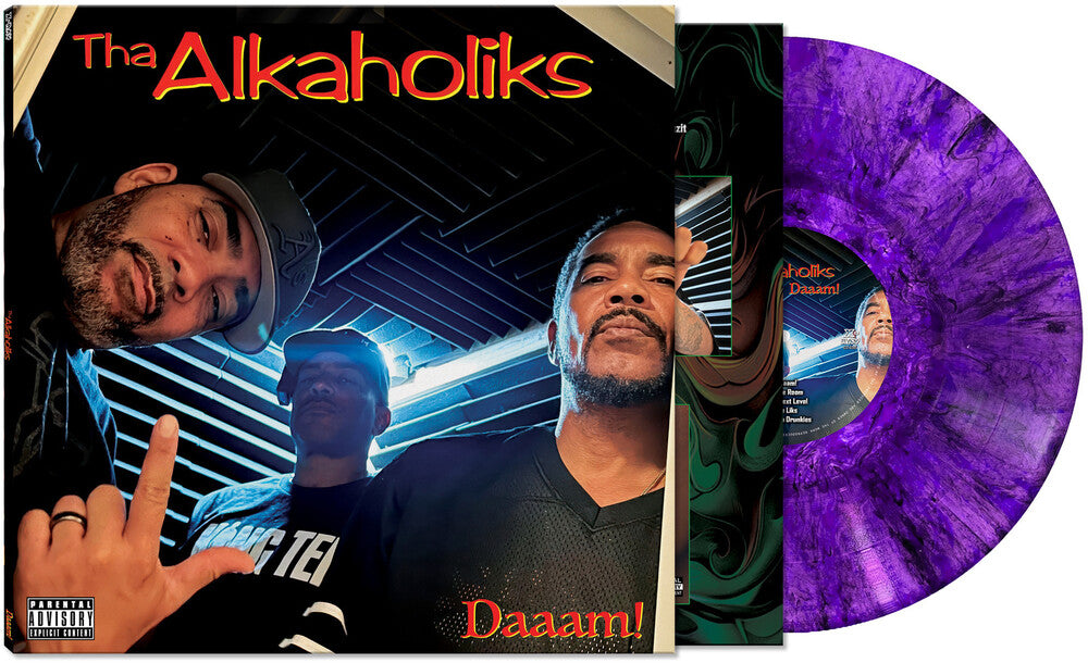 the album cover for Tha Alkaholiks - Daaam! [Purple Marble]