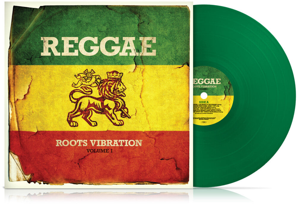 the album cover for Reggae Roots Vibration Vol 1 / Various (Cvnl) - Reggae Roots Vibration Vol 1 / Various [Clear Vinyl]