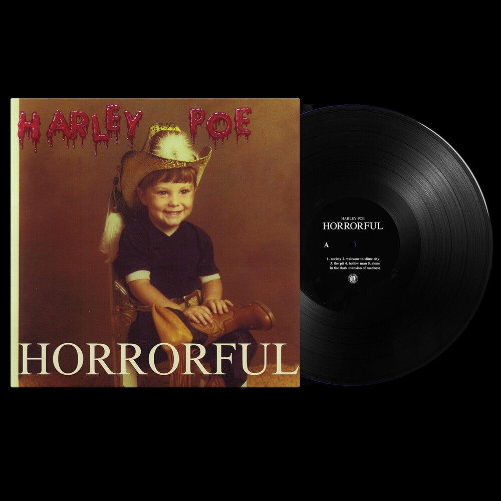 the album cover for Harley Poe - Horrorful