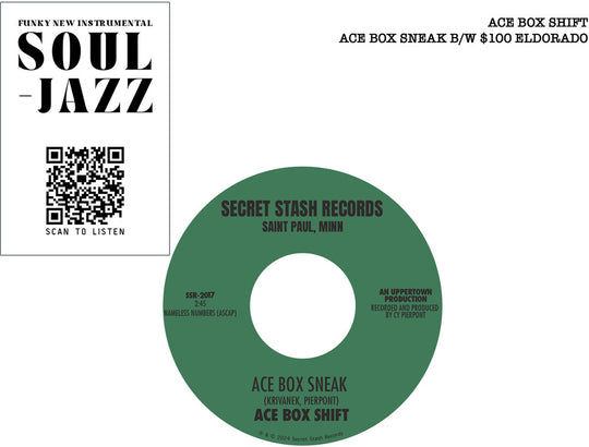 the album cover for Ace Box Shift - Ace Box Sneak b/w $100 Eldorado