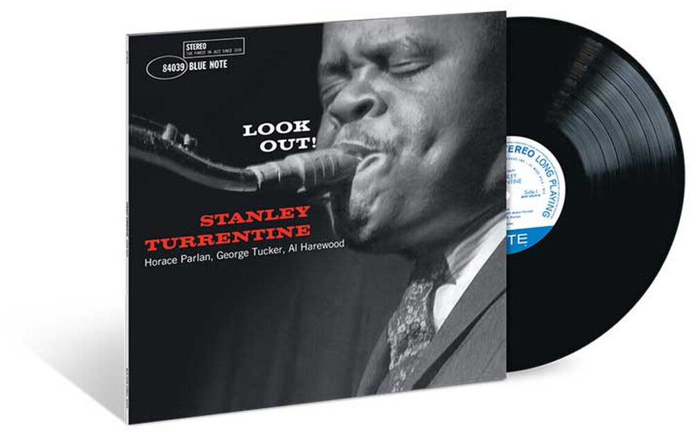 the album cover for Stanley Turrentine - Look Out (Blue Note Classic Vinyl Edition) [180 Gram]