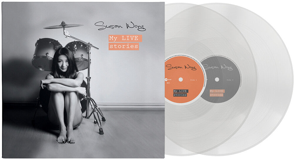the album cover for Susan Wong - My Live Stories - One Step Pressing [Clear Vinyl] [180 Gram]