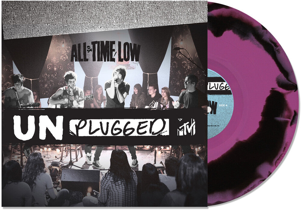 the album cover for All Time Low - All Time Low - Mtv Unplugged [Indie Exclusive] (Blk) [Colored Vinyl]