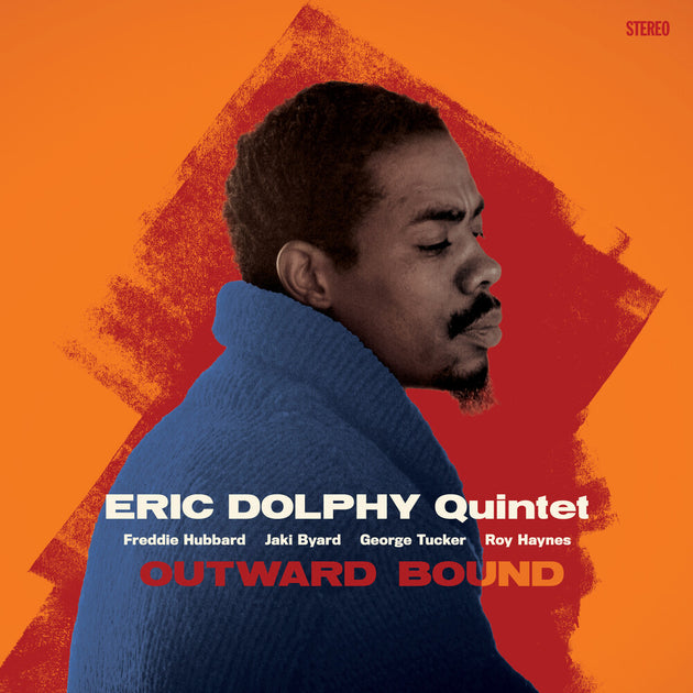 the album cover for Eric Dolphy  Quintet - Outward Bound (Blue) (Bonus Tracks) [Colored Vinyl] [Limited Edition]