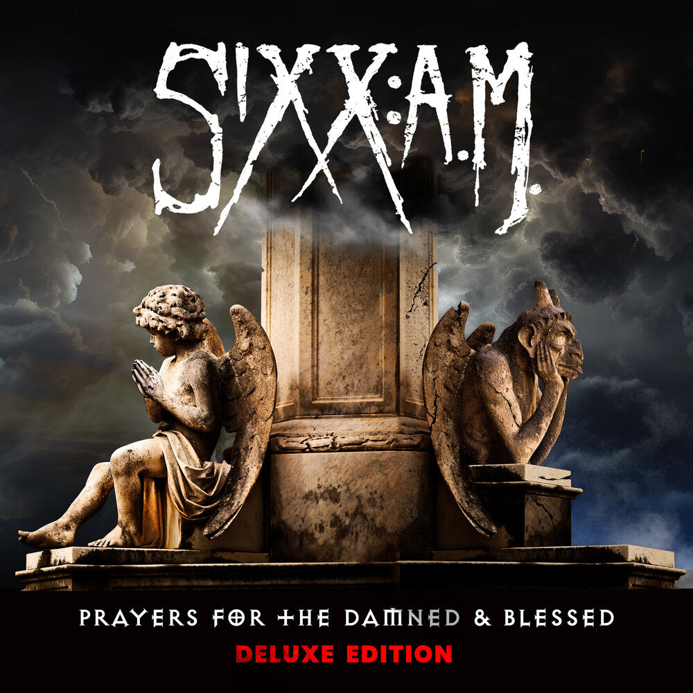 the album cover for Sixx A.M. - Prayers For The Damned & Blessed - Deluxe Edition
