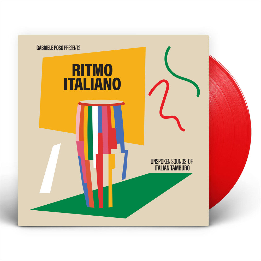 the album cover for Gabriele Poso - Ritmo Italiano Unspoken Sounds Of Italian [Indie Exclusive]