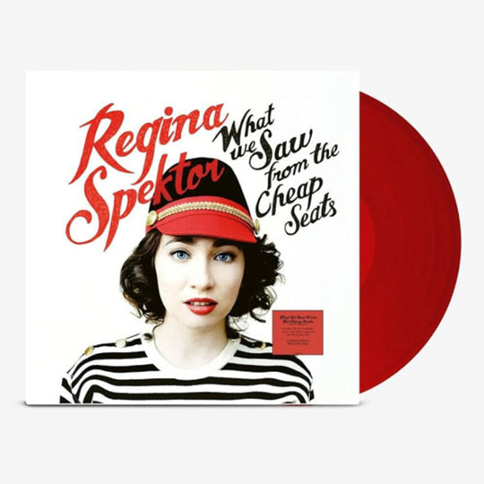 the album cover for Regina Spektor - What We Saw From The Cheap Seats [translucent red]