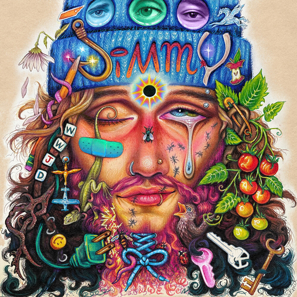 the album cover for Briston Maroney - JIMMY [Indie Exclusive Hot Pink colored vinyl]