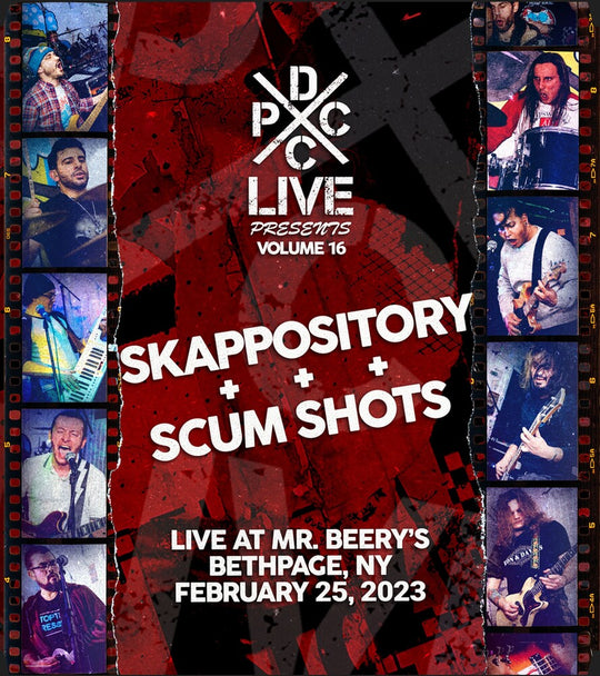 the album cover for Skappository & Scum Shots - Dcxpc Live Vol16