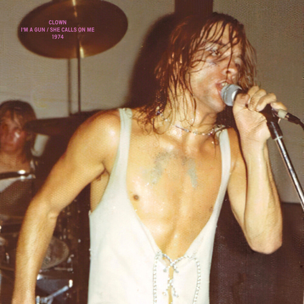 the album cover for Clown - I'm A Gun / She Calls On Me