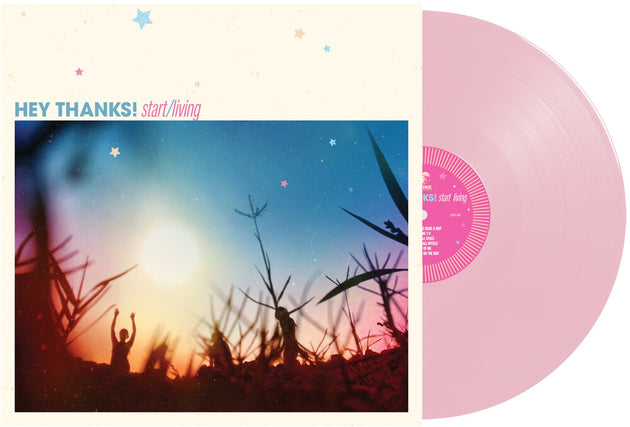 the album cover for Hey Thanks - START/LIVING