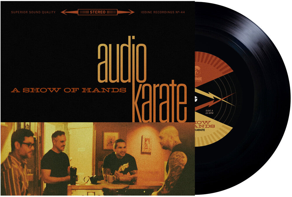 the album cover for Audio Karate - A SHOW OF HANDS