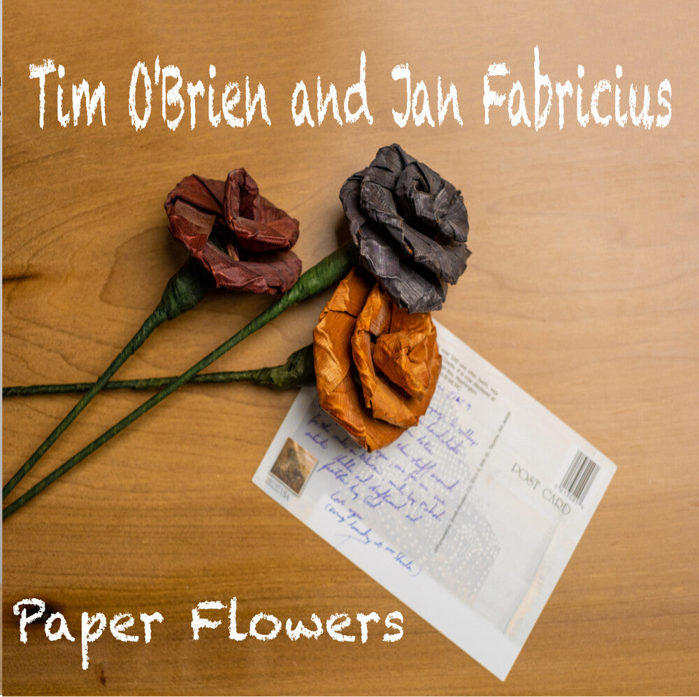 the album cover for Tim O'brien  / Fabricius,Jan - Paper Flower