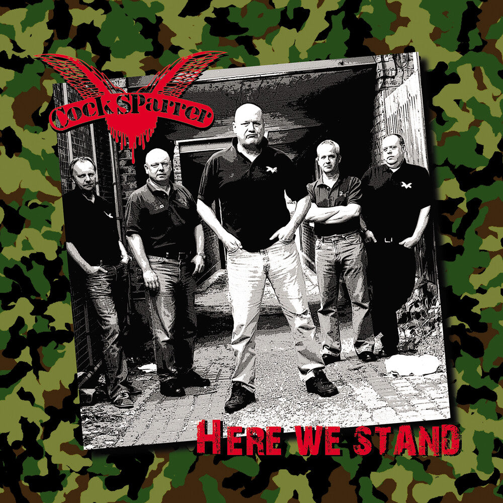 the album cover for Cock Sparrer - Here We Stand (Gate) (Uk)