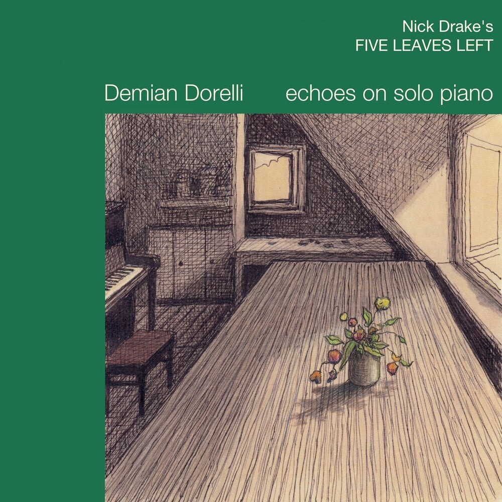 the album cover for Demian Dorelli - Five Leaves Left (Echoes On Solo Piano) (Uk)