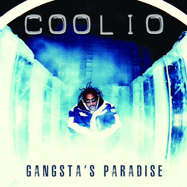 the album cover for Coolio - Gangsta's Paradise [Blue Colored Vinyl]