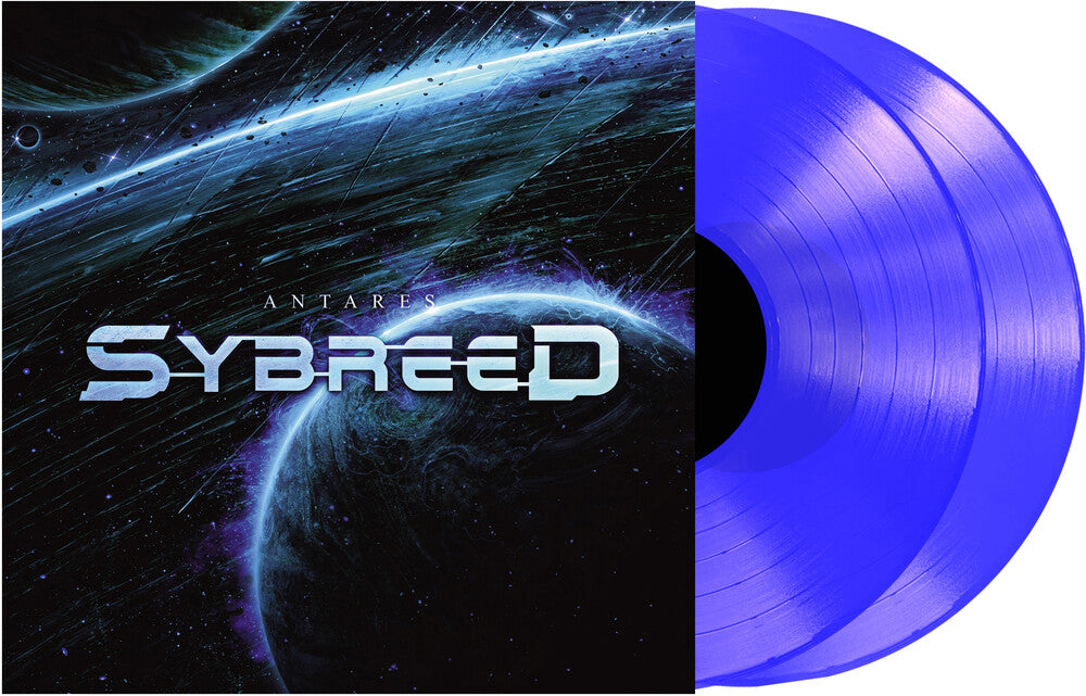 the album cover for Sybreed - Antares - Clear Blue