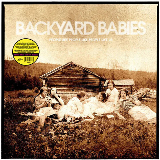 the album cover for Backyard Babies - People Like People Like People Like Us [Colored Vinyl] (Uk)