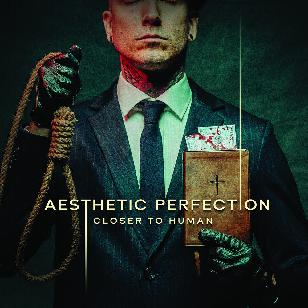 the album cover for Aesthetic Perfection - Closer To Human [Colored Vinyl] [Limited Edition] (Ofgv) [Reissue]