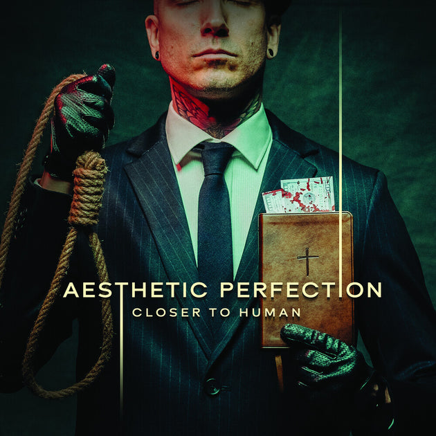 the album cover for Aesthetic Perfection - Closer To Human [Colored Vinyl] [Limited Edition] (Ofgv) [Reissue]
