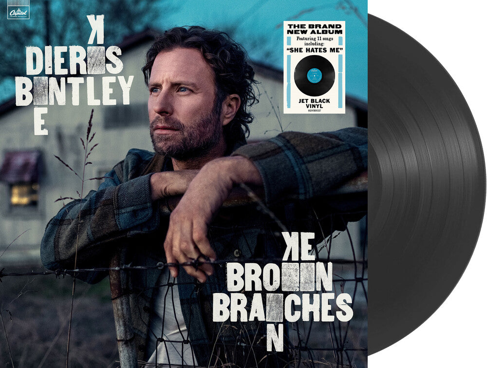 the album cover for Dierks Bentley - Broken Branches [Jet Black LP]