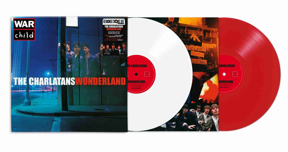 the album cover for Charlatans - Wonderland [Colored Vinyl] [Limited Edition] (Red) (Wht) (Uk)