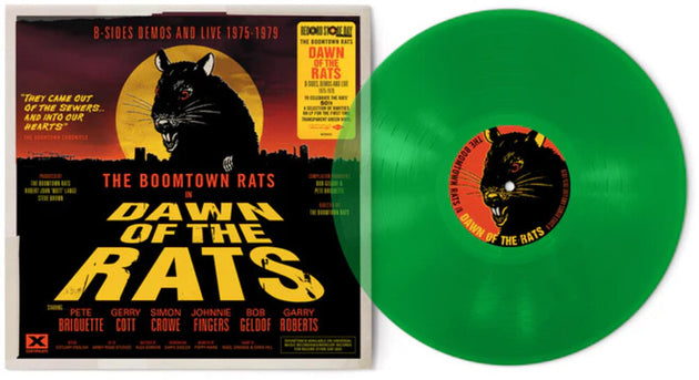 the album cover for Boomtown Rats - Dawn Of The Rats [Colored Vinyl] (Grn) [Limited Edition] (Uk)