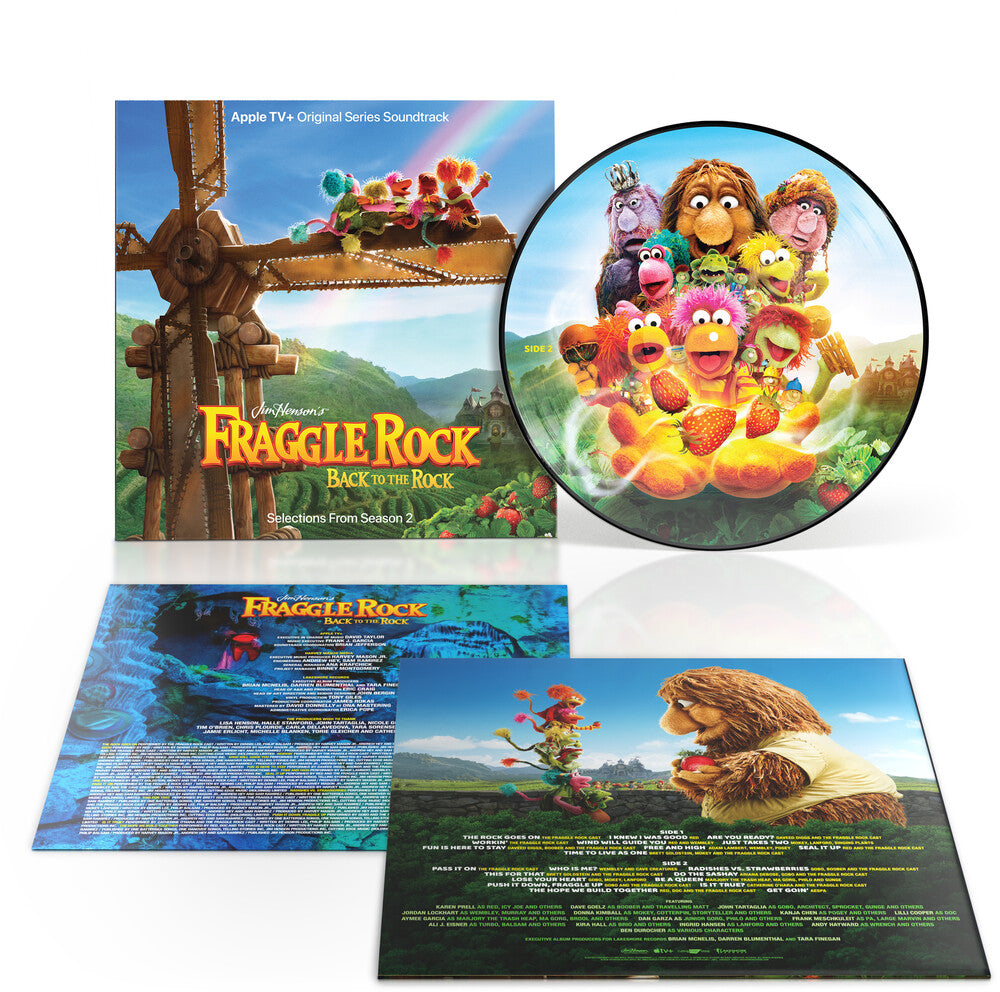 the album cover for Various Artists - Fraggle Rock Back To The Rock - Season 2 [LP Picture Disc]