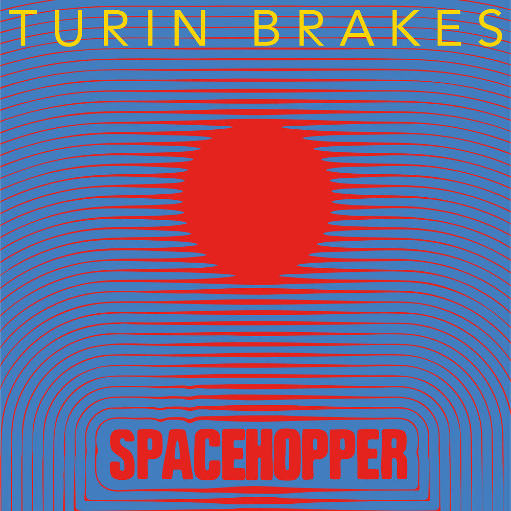 the album cover for Turin Brakes - Spacehopper (Blue) [Clear Vinyl] [Limited Edition]