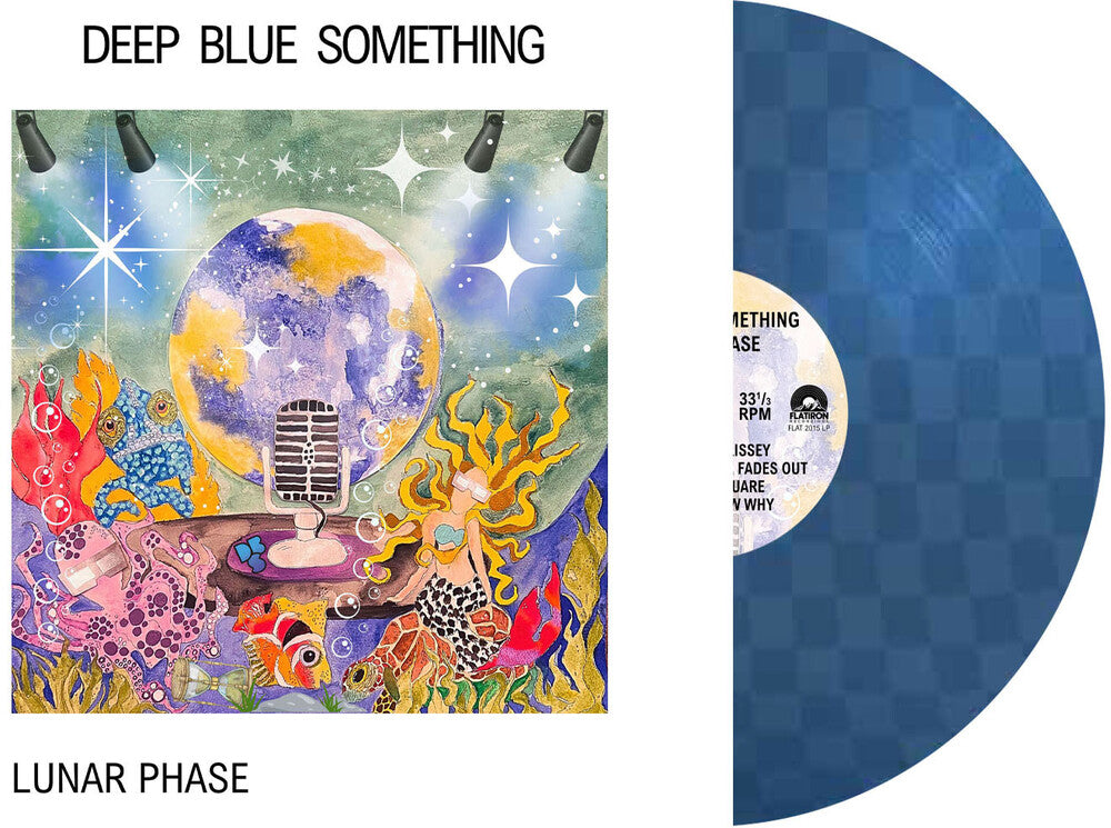 the album cover for Deep Blue Something - Lunar Phase (Blue) [Colored Vinyl] [Clear Vinyl]