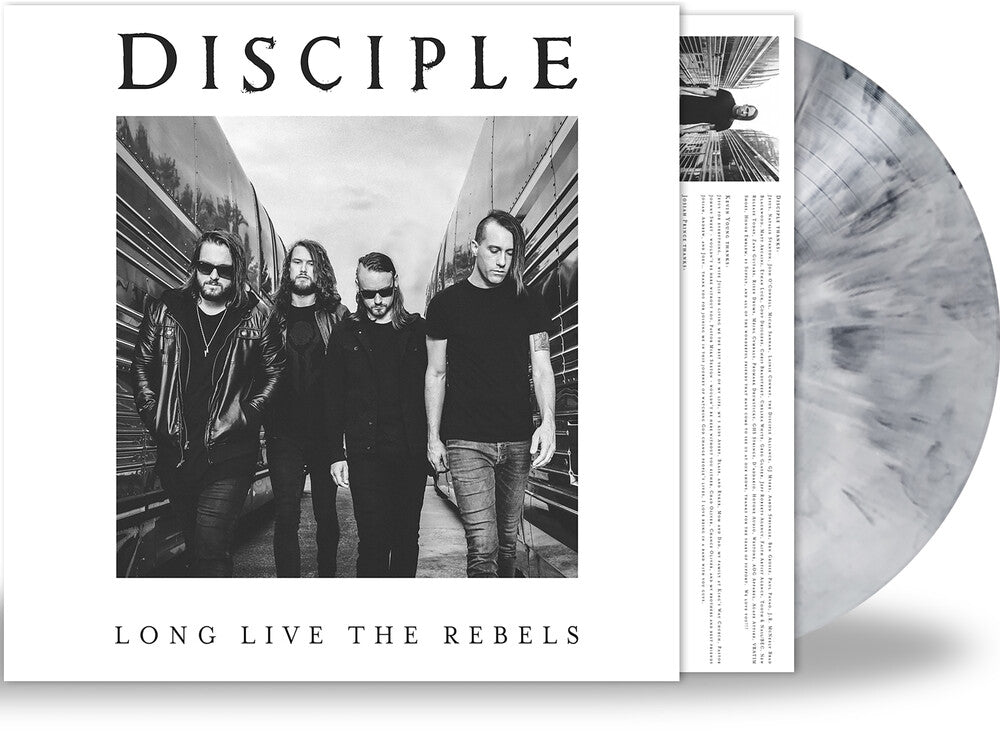 the album cover for Disciple - Long Live The Rebels - Silver Bullet [Colored Vinyl] [Limited Edition]
