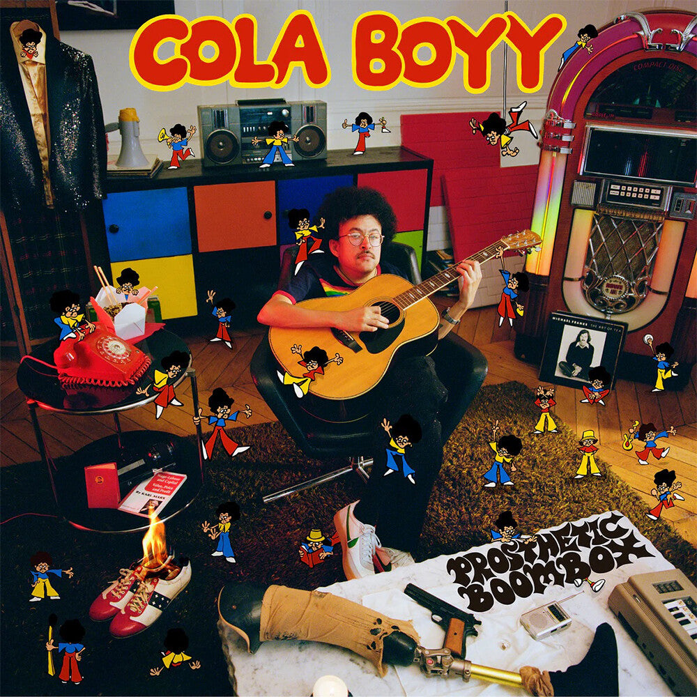 the album cover for Cola Boyy - Prosthetic Boombox