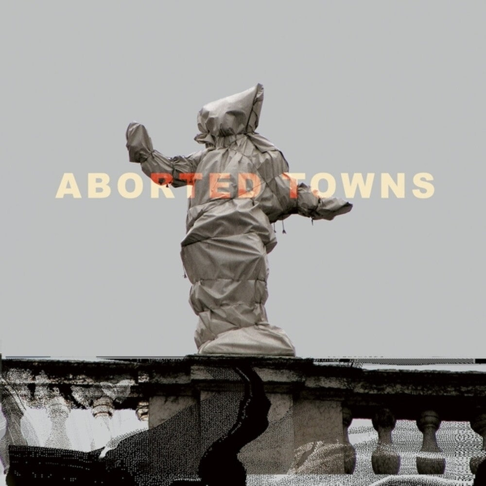 the album cover for Sigillum S - Aborted Towns, The Deadly Silence Before Utopia - Black & Grey Striped Vinyl